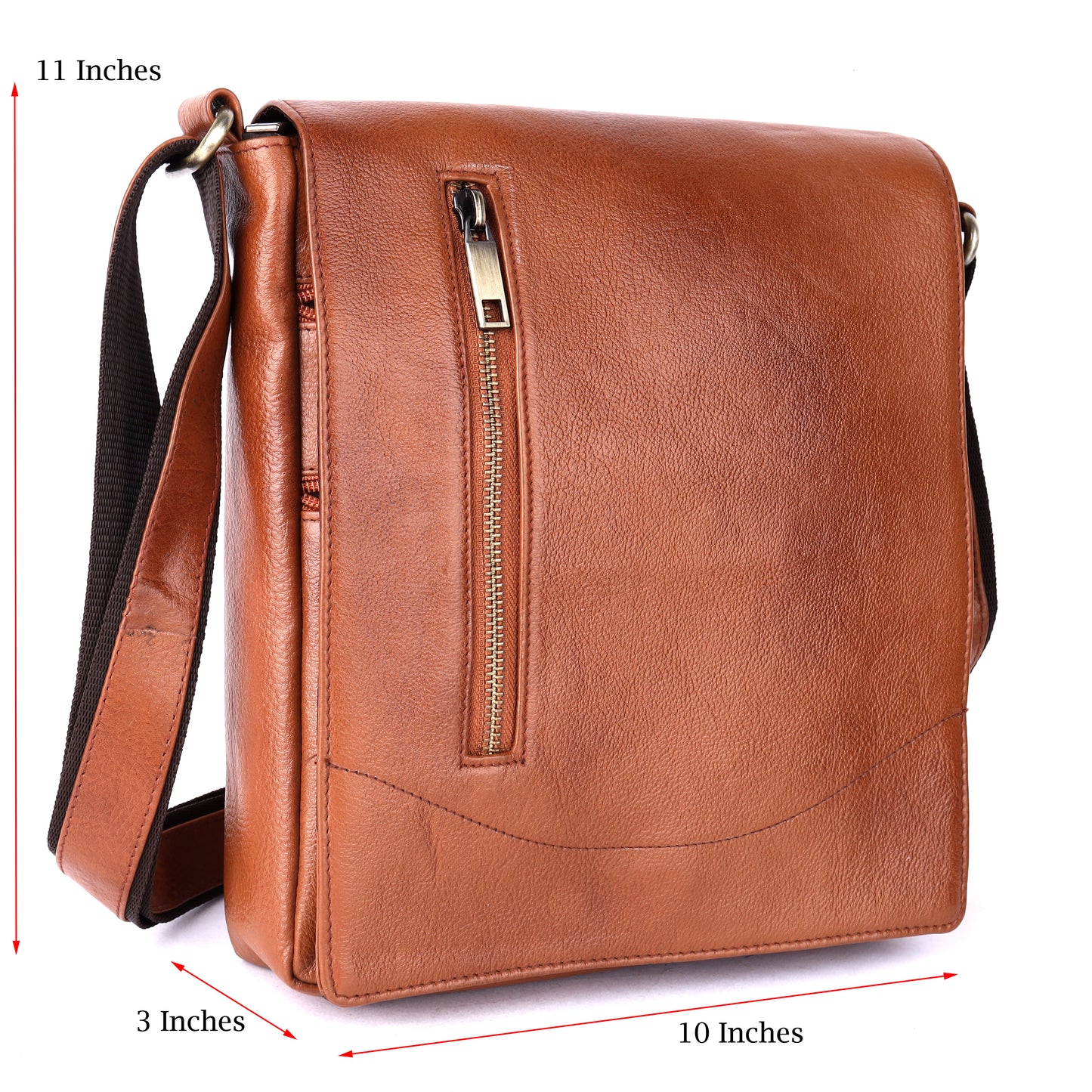 Green Hide Craft Leather Sling Bag