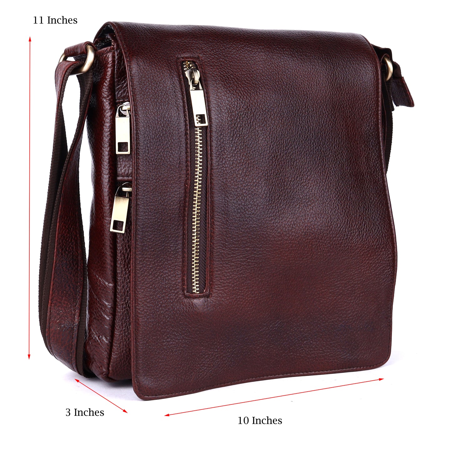 Green Hide Craft Leather Sling Bag