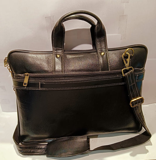 Green Hide Dexaro Leather Laptop Bag