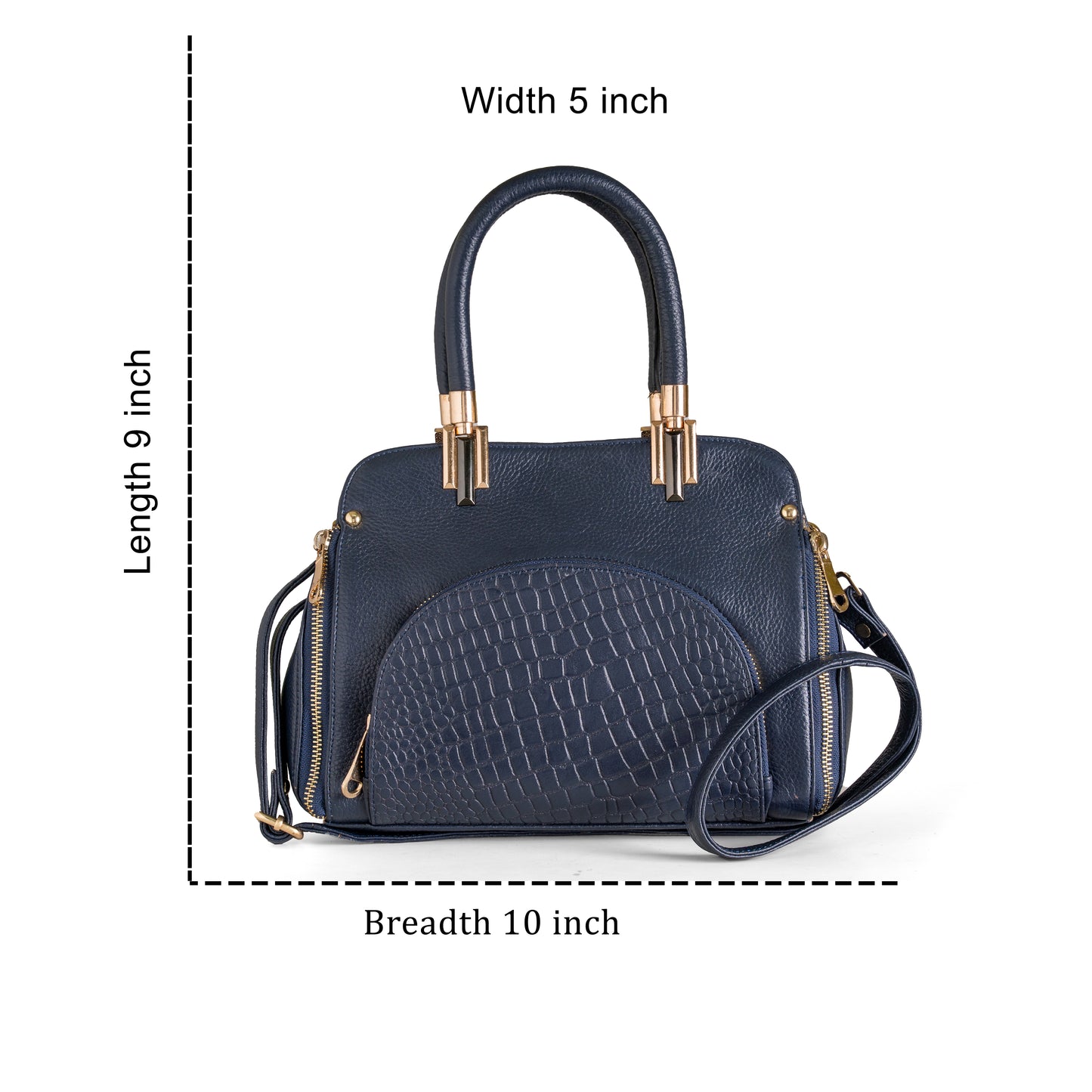 Green Hide Vivaara Leather Ladies Bag