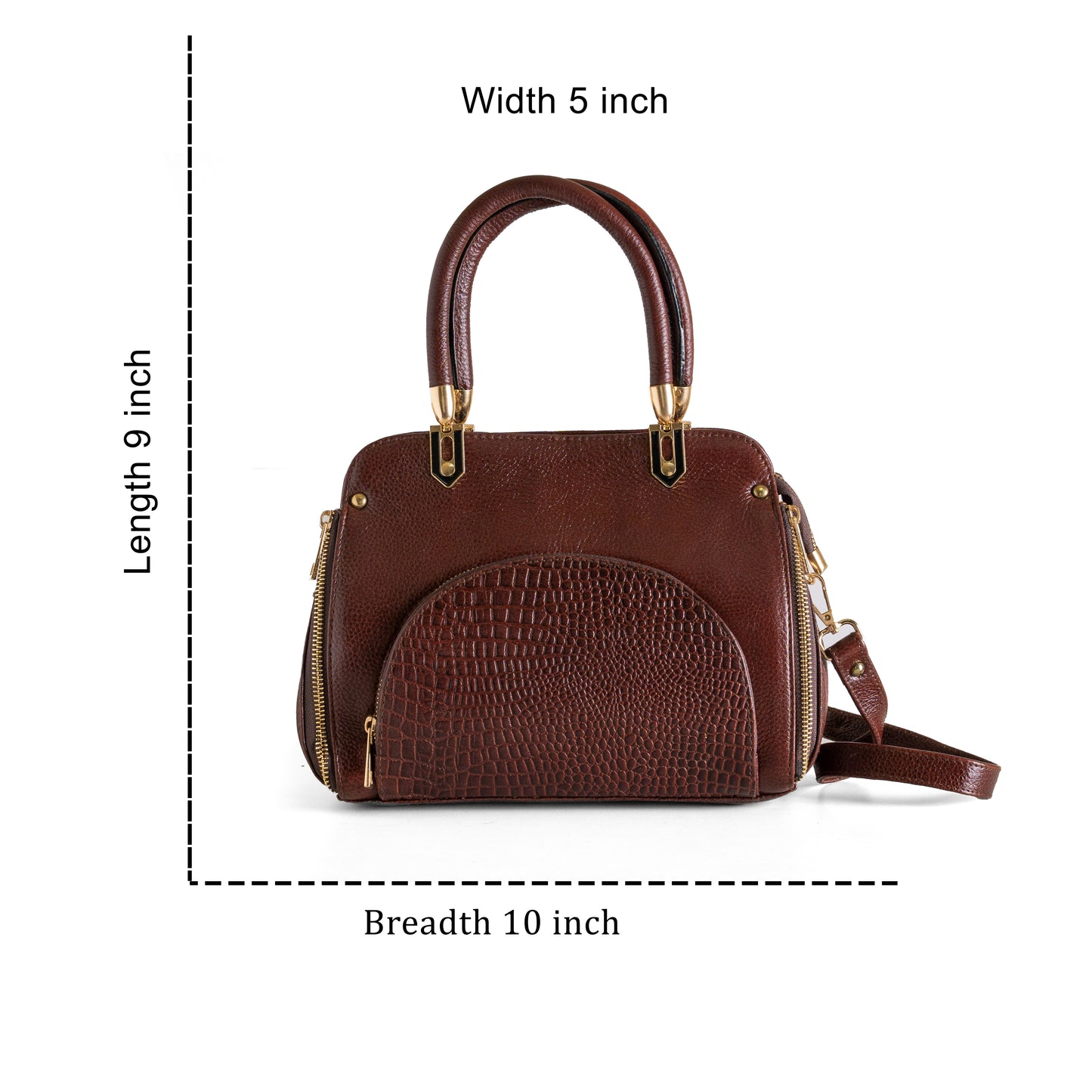 Green Hide Vivaara Leather Ladies Bag