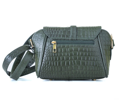Green Hide Ilisha Leather Ladies Sling Bag