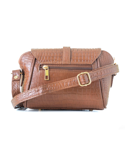 Green Hide Ilisha Leather Ladies Sling Bag