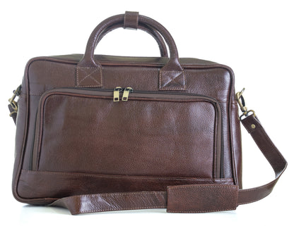 Green Hide Verve Leather Laptop Bag