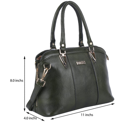 Green Hide Kanoa Leather Ladies Bag