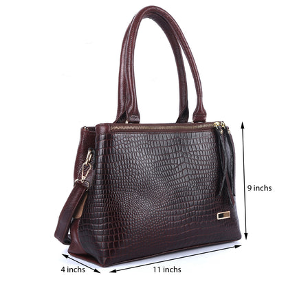 Green Hide Tiva Leather Ladies Bag