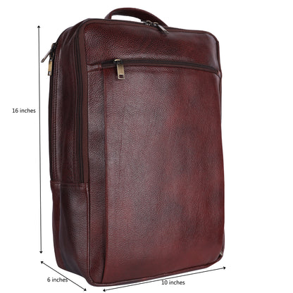 Green Hide Leather 3 in 1 Laptop Bag