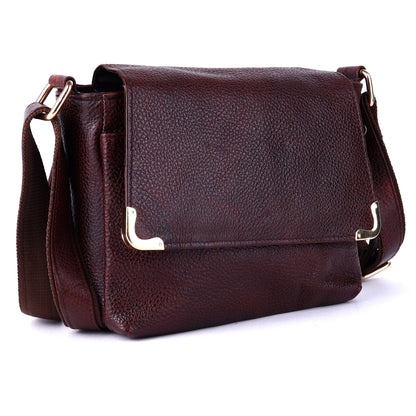 Green Hide Kavya Leather Ladies Sling Bag