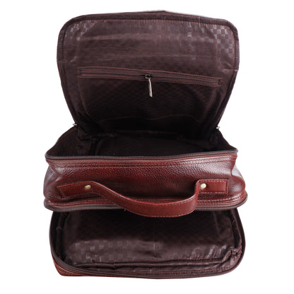 Green Hide Leather 3 in 1 Laptop Bag