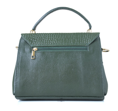 Green Hide Sayara Leather Ladies Bag