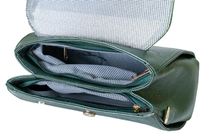 Green Hide Sayara Leather Ladies Bag