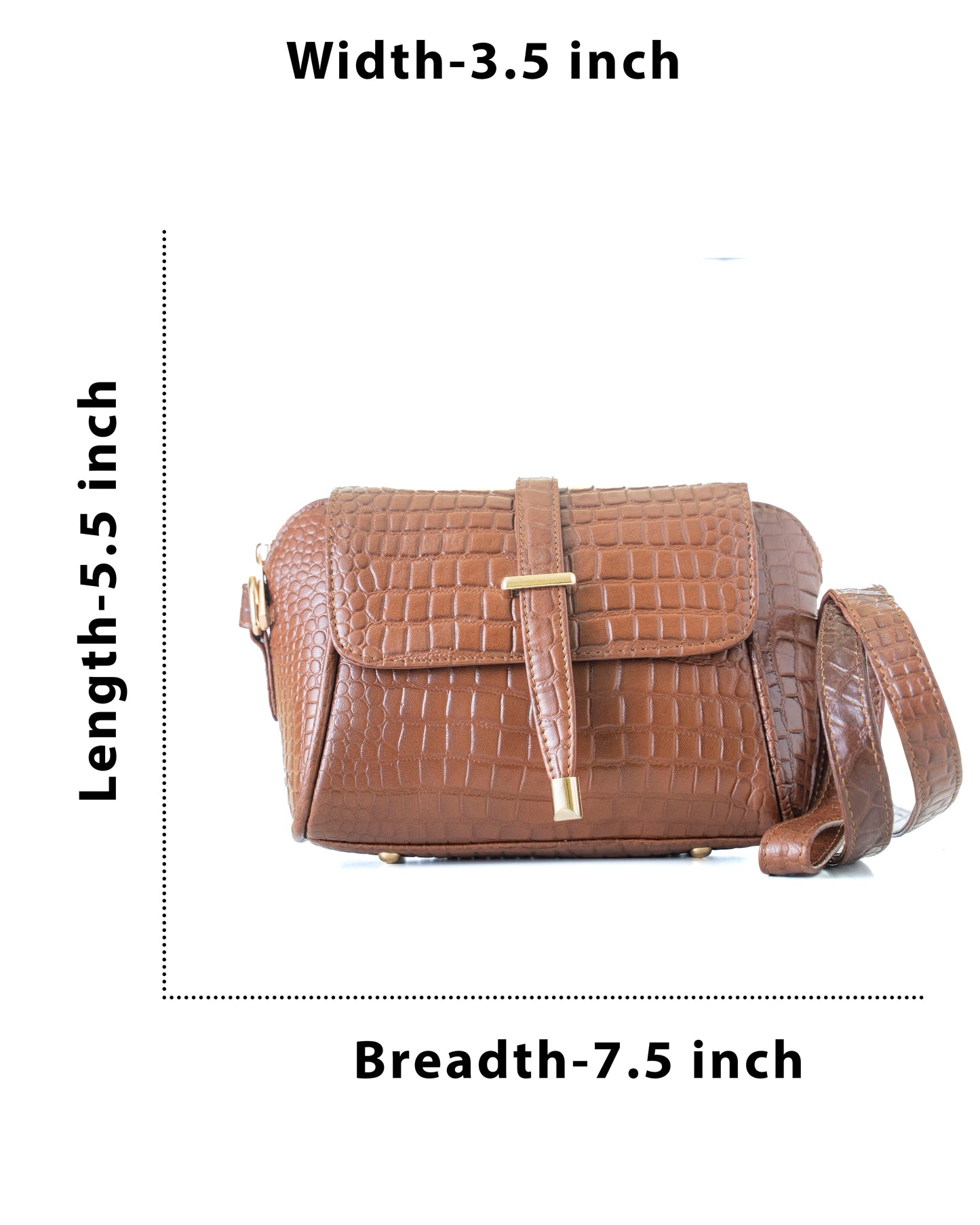 Green Hide Ilisha Leather Ladies Sling Bag