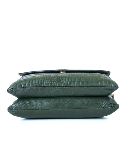 Green Hide Luvika Leather Ladies Sling Bag