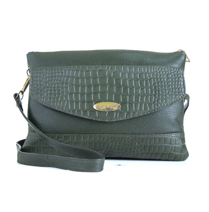 Green Hide Luvika Leather Ladies Sling Bag