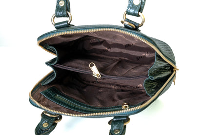 Green Hide Navisa Leather Ladies Bag