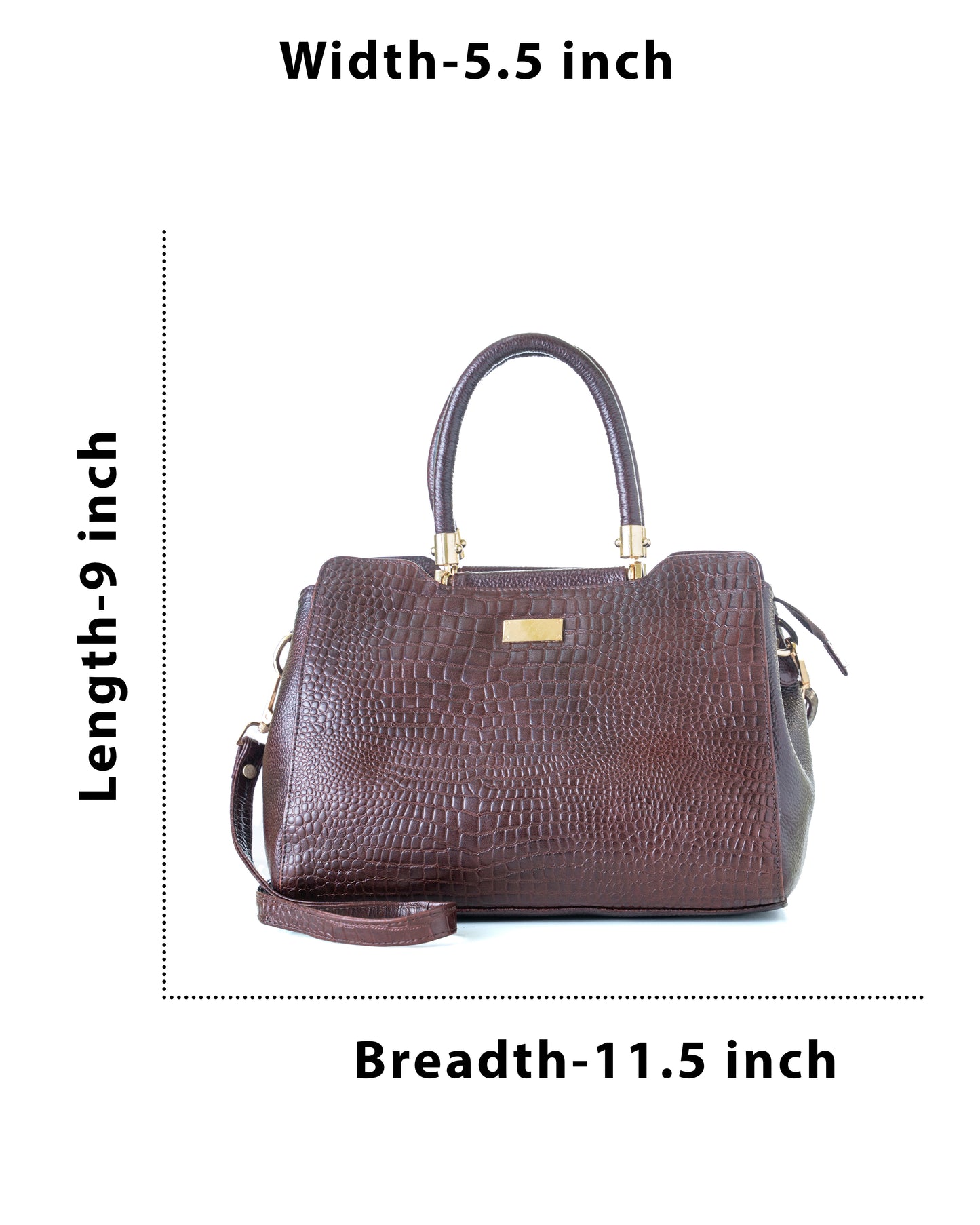 Green Hide Meira Leather Ladies Bag