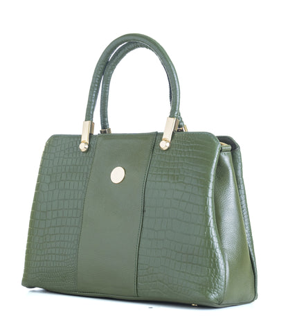 Green Hide Amaira Leather Ladies Bag