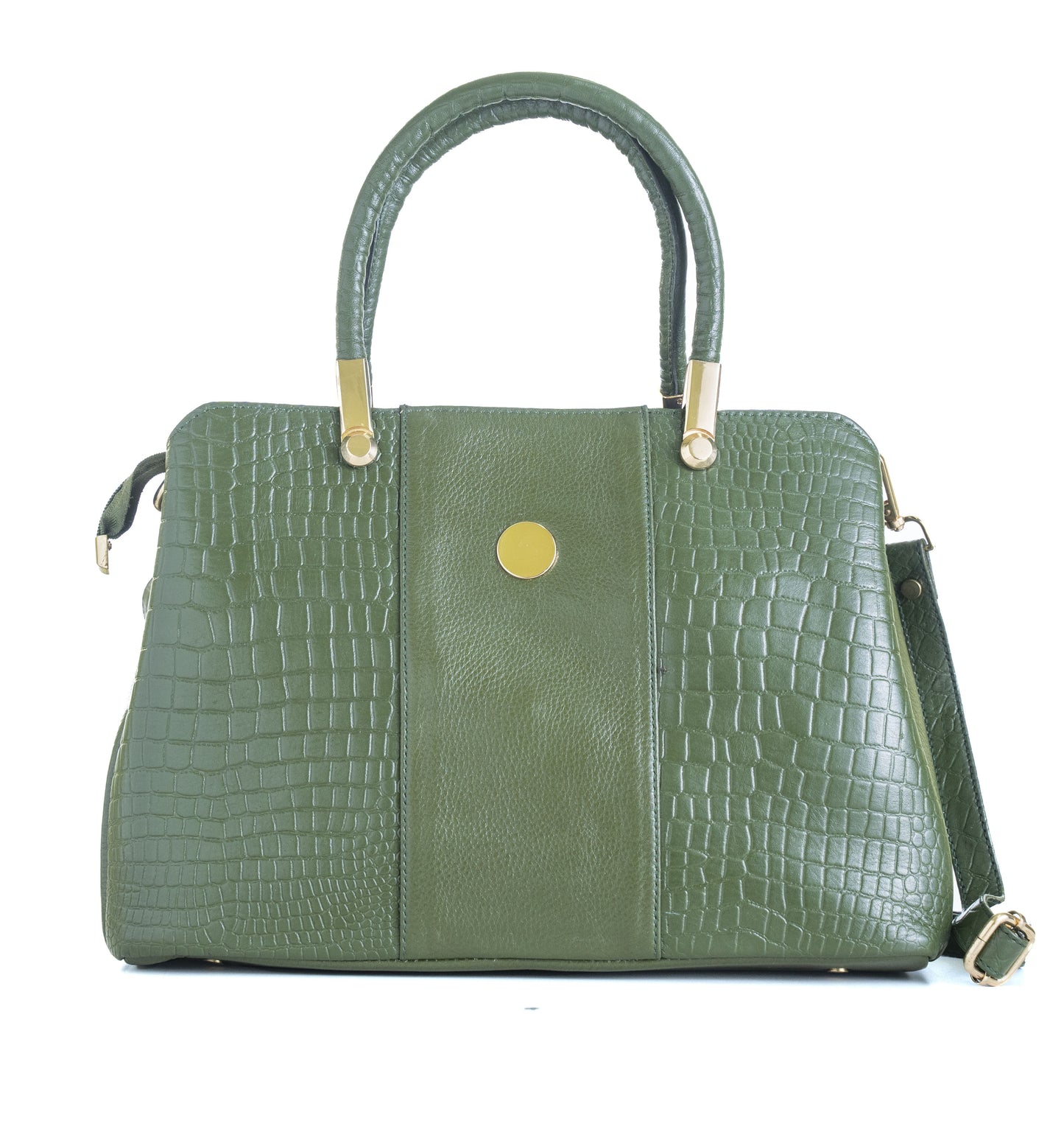 Green Hide Amaira Leather Ladies Bag