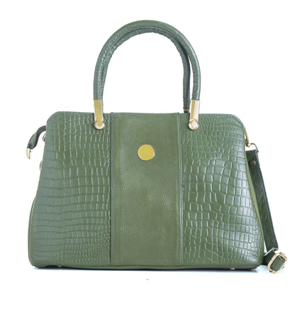 Green Hide Amaira Leather Ladies Bag