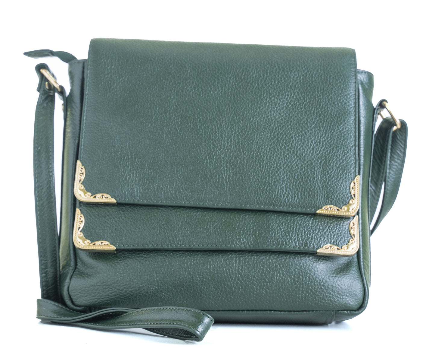 Green Hide Svara Leather Ladies Sling Bag