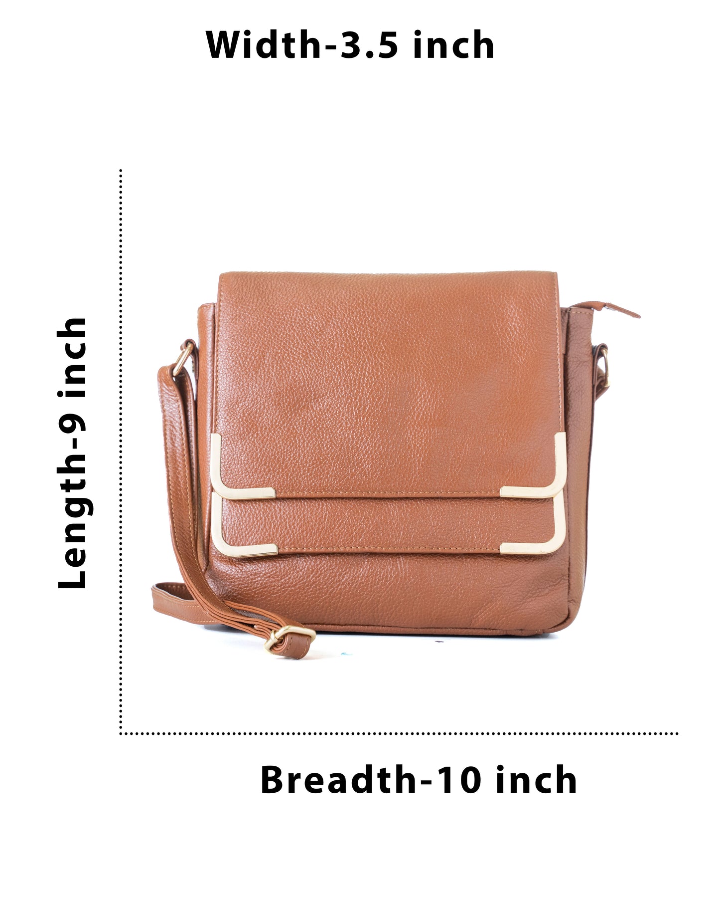 Green Hide Svara Leather Ladies Sling Bag