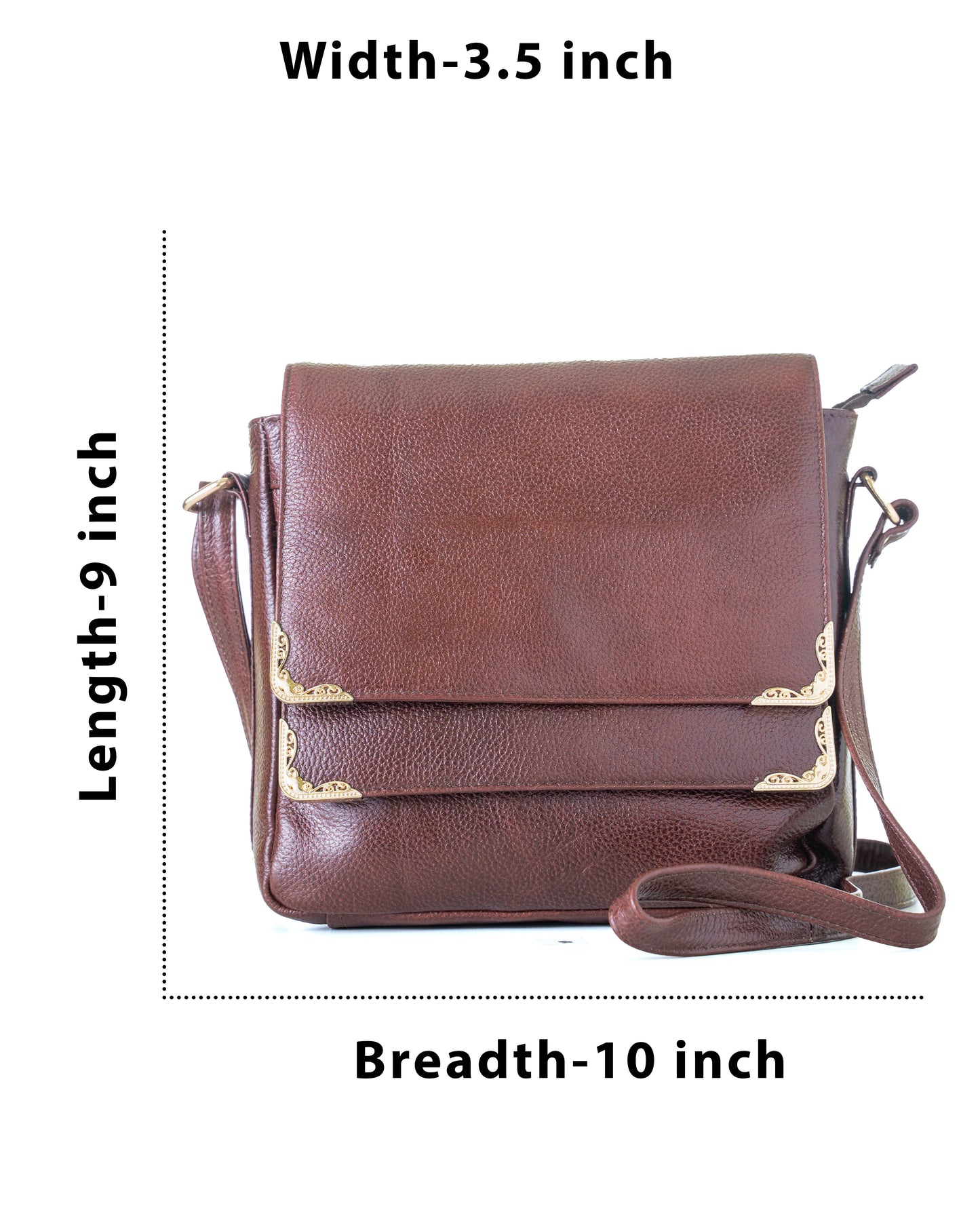 Green Hide Svara Leather Ladies Sling Bag