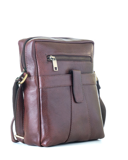 Green Hide Tauren Leather Sling Bag