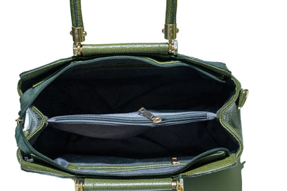 Green Hide Meira Leather Ladies Bag