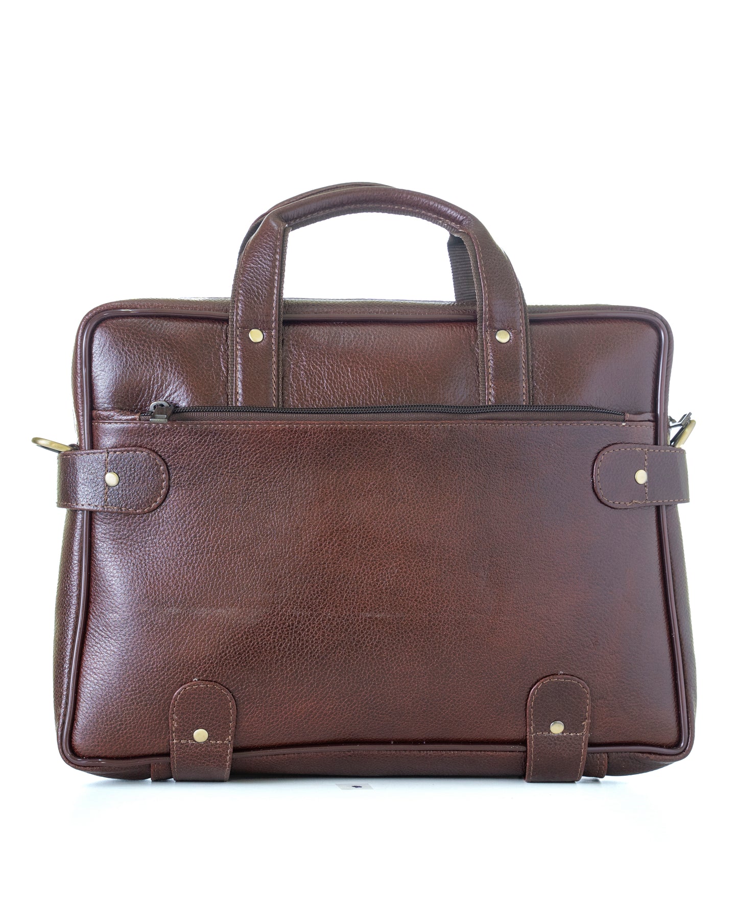 Green Hide Stratus Leather Laptop Bag