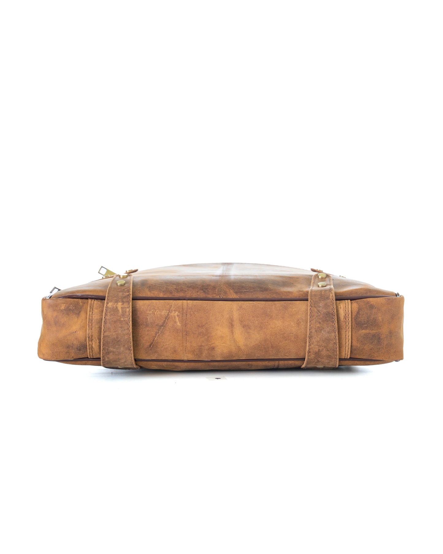 Green Hide Stratus Leather Laptop Bag