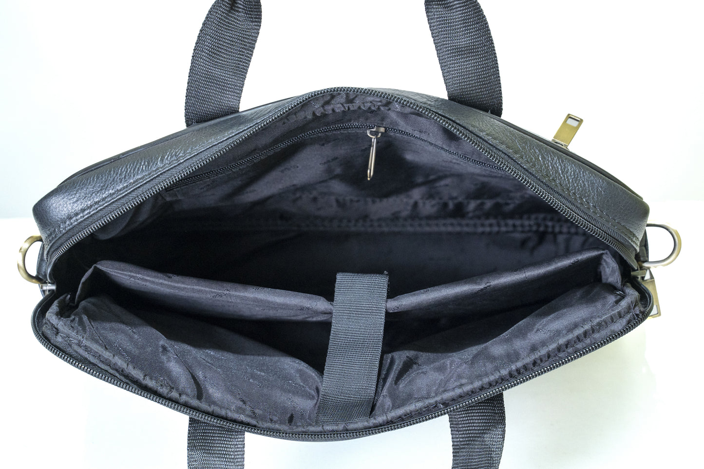 Green Hide Stratus Leather Laptop Bag