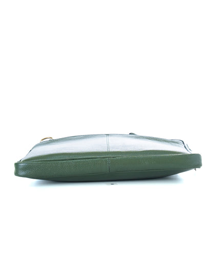 Green Hide Axiom Leather Laptop Bag