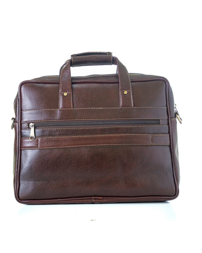 Green Hide Ardor Leather Laptop Bag