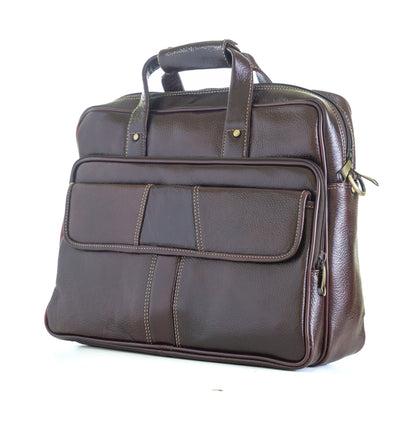 Green Hide Ardor Leather Laptop Bag