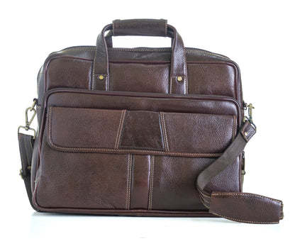 Green Hide Ardor Leather Laptop Bag