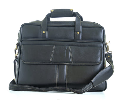 Green Hide Ardor Leather Laptop Bag