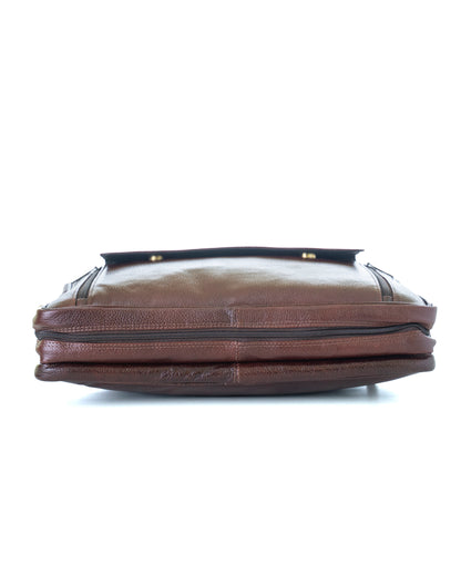 Green Hide Niveus Leather Laptop Bag