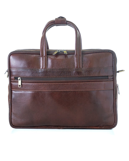 Green Hide Niveus Leather Laptop Bag