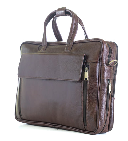 Green Hide Niveus Leather Laptop Bag
