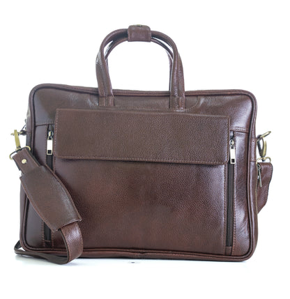 Green Hide Niveus Leather Laptop Bag