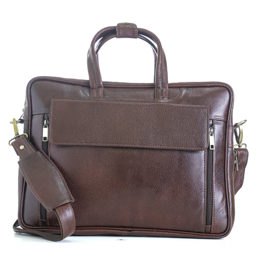Green Hide Niveus Leather Laptop Bag