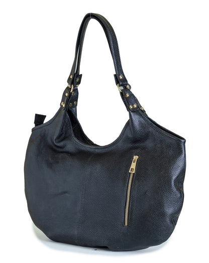 Green Hide Keyari Leather Ladies Bag