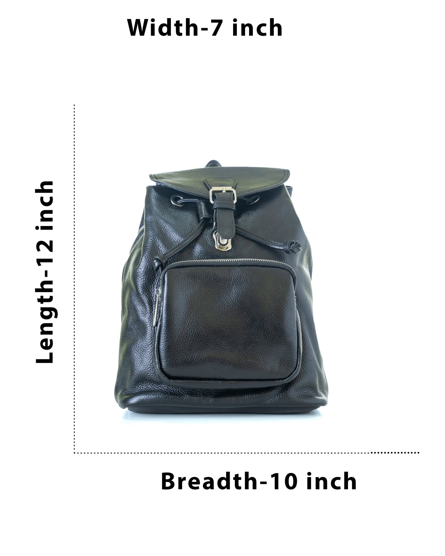 Green Hide Aureo Leather Ladies Backpack