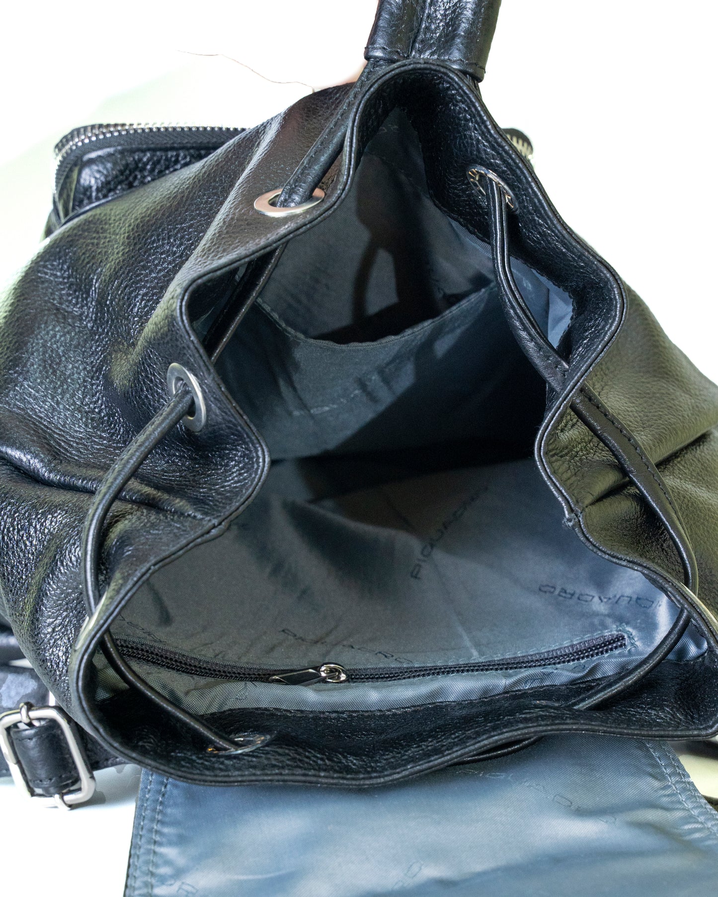 Green Hide Aureo Leather Ladies Backpack