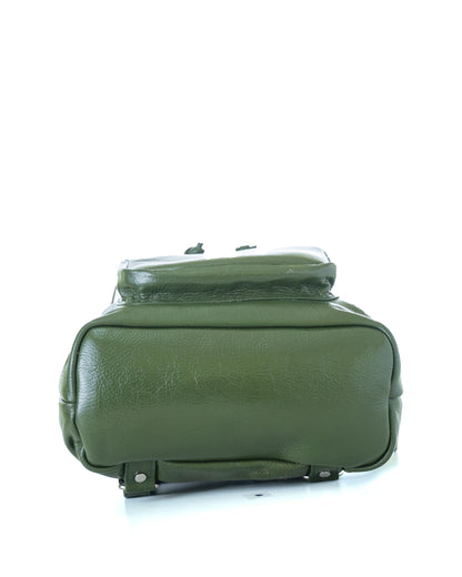 Green Hide Aureo Leather Ladies Backpack