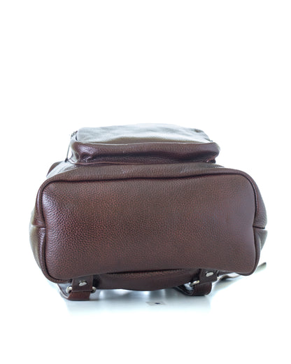 Green Hide Aureo Leather Ladies Backpack