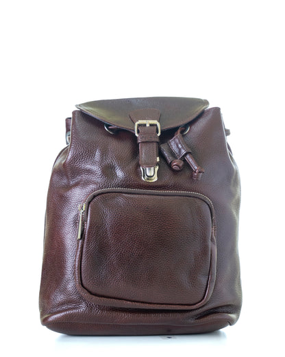 Green Hide Aureo Leather Ladies Backpack