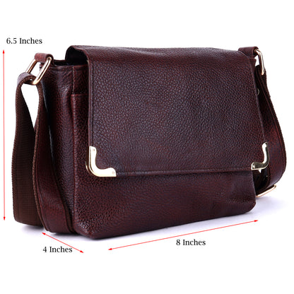 Green Hide Kavya Leather Ladies Sling Bag