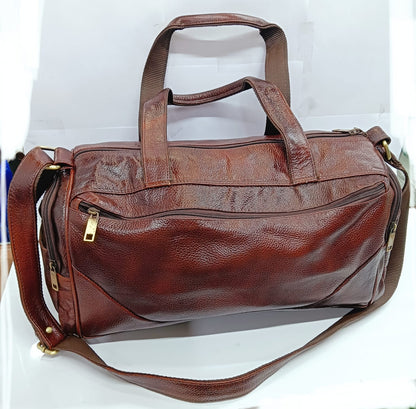 Green Hide Elvon Leather Duffle Bag