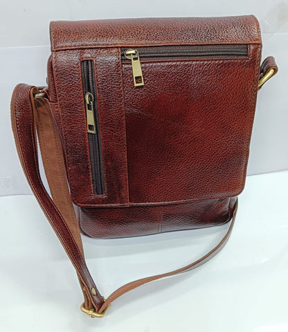 Green Hide Renox Leather Sling Bag